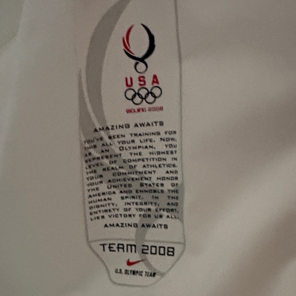 Nike Red and White USA Jacket 2008 Olympics - Picture 7 of 13